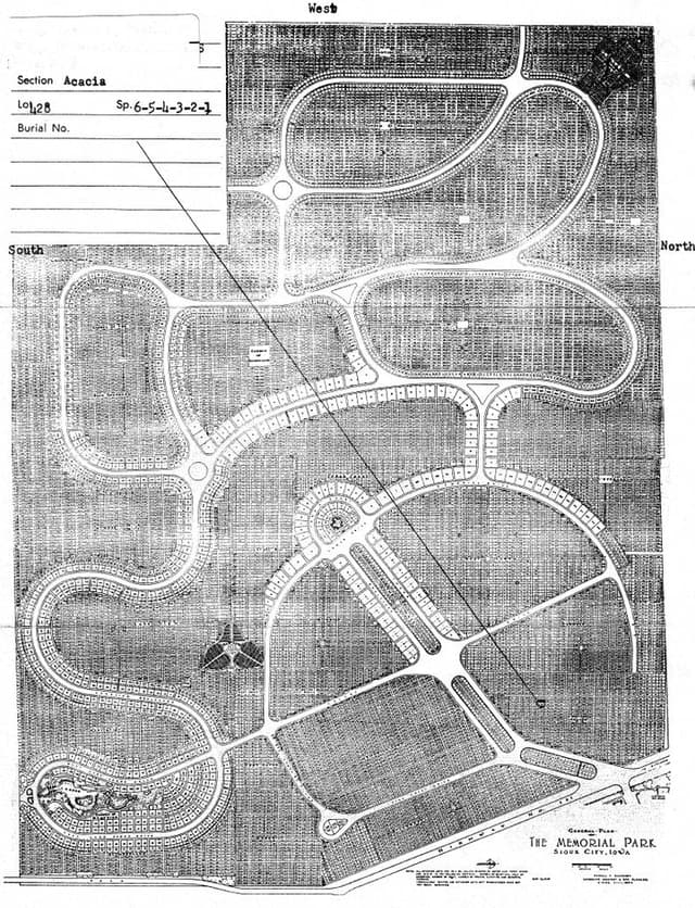 Memorial Park Cemetery Plots in Lot 428: CB-002471